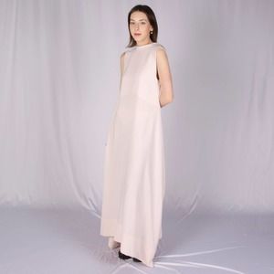 90s Deadstock Szymkowicz Pink Maxi Dress | Small